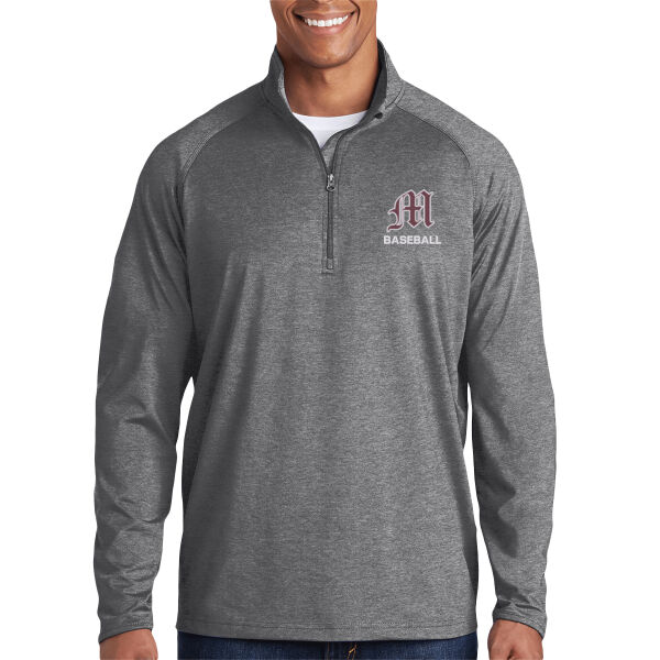 Sport-Tek® Men's Sport-Wick® Stretch 1/2-Zip Pullover Thumbnail