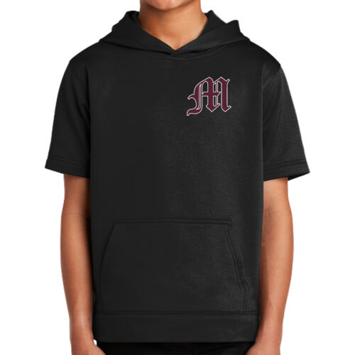 Sport-Tek® Youth Sport-Wick® Fleece Short Sleeve Hoodie Thumbnail