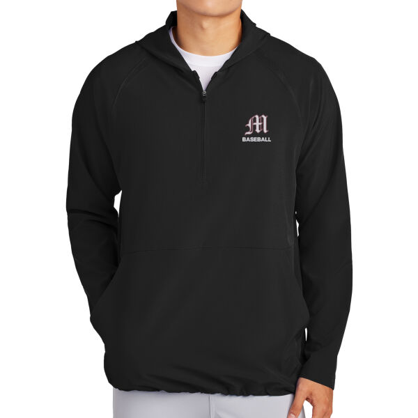 Sport-Tek® Repeat 1/2-Zip Long Sleeve Hooded Jacket Thumbnail