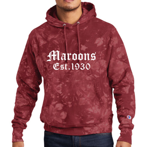 Champion® Reverse Weave® Scrunch-Dye Tie-Dye Hooded Sweatshirt Thumbnail