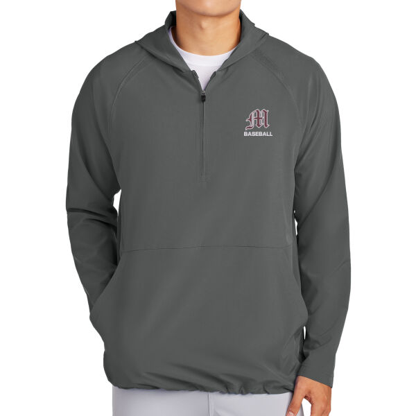 Sport-Tek® Repeat 1/2-Zip Long Sleeve Hooded Jacket Thumbnail