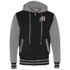 Unisex Heavyweight Varsity Full-Zip Hooded Sweatshirt Thumbnail