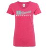 Women’s Glitter V-Neck T-Shirt Thumbnail